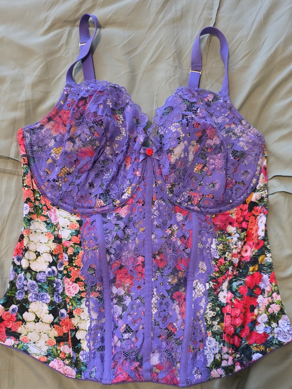 Cacique Lavender Purple Lingerie Top